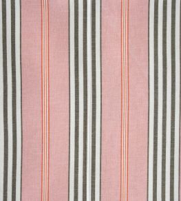 Steyning Fabric by Titley and Marr Latte & Coral