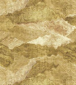 Stormy Waves Mural by Eijffinger Yellow / Ochre