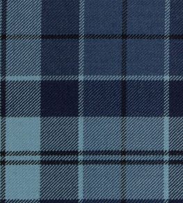 Strathclyde Blue Anc Fabric by The Isle Mill Blue