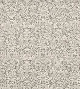 Strawberry Meadowfield in Emberton Linen Fabric by Liberty Pewter