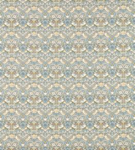 Strawberry Thief Fabric by Clarke & Clarke Slate/Blush