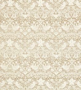 Strawberry Thief Jacquard Fabric by Clarke & Clarke Linen