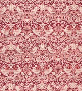 Strawberry Thief Jacquard Fabric by Clarke & Clarke Plum