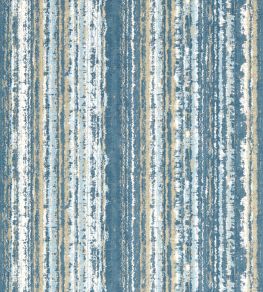 Striatus Wallpaper by Clarke & Clarke Midnight