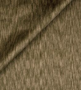Stried Velvet Fabric by Jim Thompson Burnt Umber