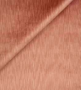 Stried Velvet Fabric by Jim Thompson Coral Rose