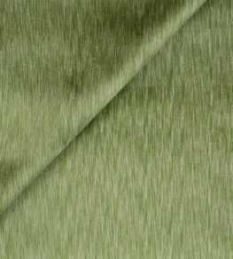 Stried Velvet Fabric by Jim Thompson Forest