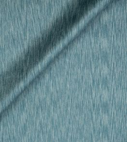Stried Velvet Fabric by Jim Thompson Peacock