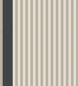 Stripe Wallpaper by Farrow & Ball Au Lait / Liquorice