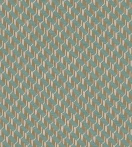 Stripes Fabric by Nobilis Teal