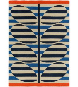 Stripy Stem Rug by Orla Kiely Azure