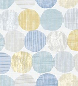 Stepping Stones Fabric by Studio G Chambray / Honey