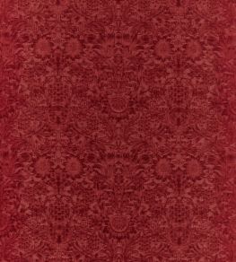 Sunflower Caffoy Velvet Fabric by Morris & Co Barbed Berry