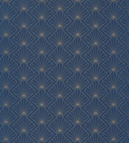 Sunrise Wallpaper by Caselio Midnight Blue Dore