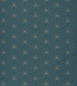 Sunrise Wallpaper by Caselio Teal Blue Dore