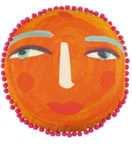 Sunshine Cushion Ø 50cm by Villa Nova Orange