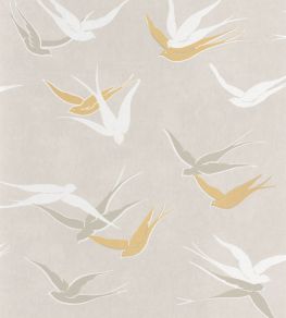 Swallow Wallpaper by Casadeco Beige Lin