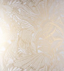 Symbiosis Wallpaper by Arte White Gold