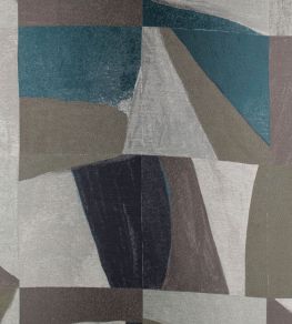 Tabala Fabric by Black Edition Teal