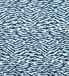 Tadoba Velvet Fabric by Anna French Navy