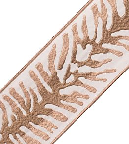 Tahiti Embroidered Border Trimming by Samuel & Sons Shell