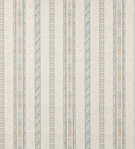 Tait Stripe Fabric by Colefax and Fowler Old Blue