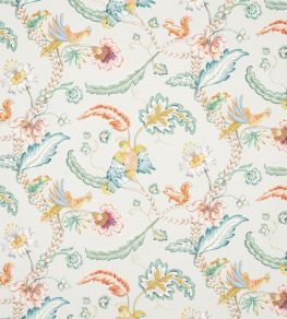 Tambora Fabric by Jane Churchill Aqua