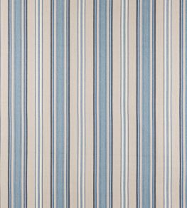 Tango Stripe Fabric by Jane Churchill Linen/Blue