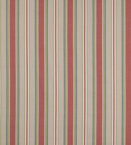 Tango Stripe Fabric by Jane Churchill Red/Green