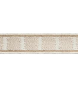 Taos Embroidered Border Trimming by Samuel & Sons White Sands