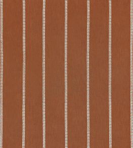 Taos Stripe Fabric by Osborne & Little Terracotta