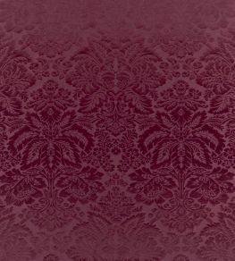 Tarleton Damask Fabric by Ralph Lauren Burgundy