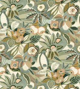 Tehuana Wallpaper by Casamance Celadon/Amande