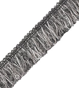 Terrace Chenille Loop Fringe Trimming by Samuel & Sons Cobblestone