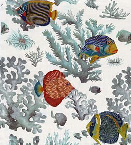 Les Empereurs Fabric by Casamance Emeraude