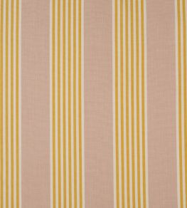 The Hudson Stripe Fabric by Christopher Farr Cloth Lemon