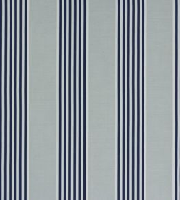 The Hudson Stripe Performance Fabric by Christopher Farr Cloth Azzuro