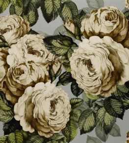 The Rose Wallpaper by Designers Guild Steel