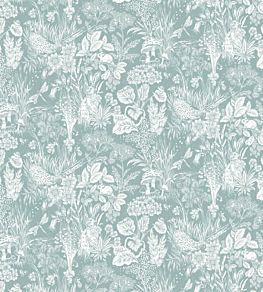 The Willows Fabric by Blendworth Seafoam