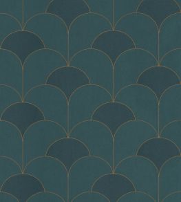 Theatre Wallpaper by Casadeco Vert Canopee