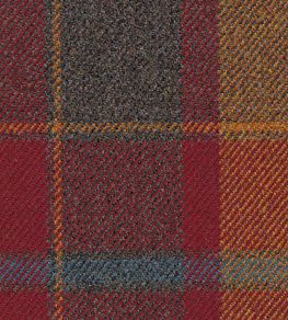 Callanish Plaid Fabric by The Isle Mill Rust