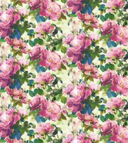 Thelmas Garden Fabric by Designers Guild Fuchsia