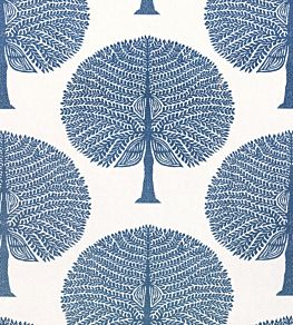 Mulberry Tree Fabric by Thibaut Navy