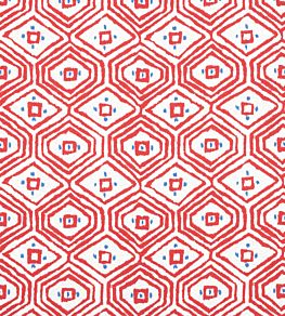 Pass A Grille Fabric by Thibaut Red