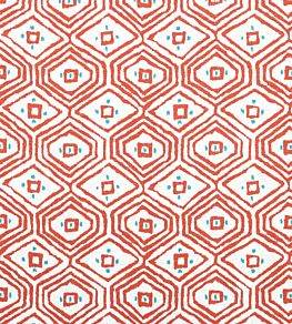Pass A Grille Fabric by Thibaut Coral