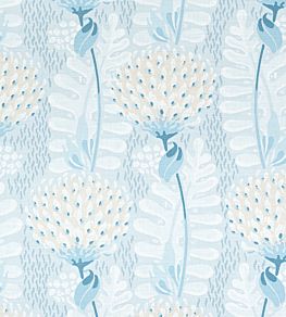 Tiverton Fabric by Thibaut Spa Blue