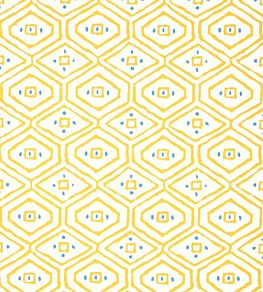 Pass A Grille Wallpaper by Thibaut Yellow