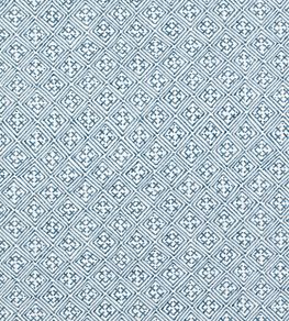 Laos Fabric by Thibaut Navy