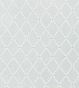 Pompton Trellis Wallpaper by Thibaut Aqua
