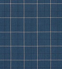 Grassmarket Check Fabric by Thibaut Navy